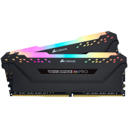 Памет Corsair DDR4, 3200MHz 32GB 2x16GB Dimm, Unbuffered, 16-20-20-38, XMP 2.0, Vengeance RGB Pro SL Black Heatspreader, RGB LED, Black PCB, 1.35V, for AMD Ryzen & Intel, EAN:0840006632092