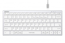 Клавиатура Безжична клавиатура A4TECH FBX51C FStyler, Bluetooth, 2.4 GHz, USB-C, БДС, Бяла
