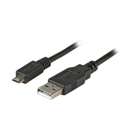Кабел/адаптер USB 2.0 свързващ кабел A Plug към Micro-B Plug Изберете дължина 3 метра