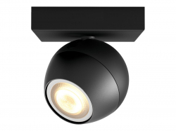 Продукт PHILIPS Buckram Hue single spot black 1x5W 230V