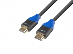 Кабел/адаптер Lanberg HDMI M-M V2.0 cable 3m 4K CU box, black 