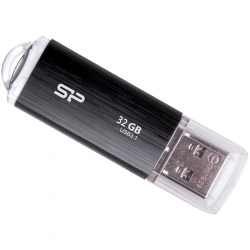 USB флаш памет SILICON POWER 32GB USB 3.2 Flash Drive, Blaze B02, Black