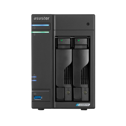 Мрежов сторидж (NAS/SAN) Asustor Lockerstor AS6702T, 2 Bay NAS, Intel Jasper Lake 4C 2.0 GHz, 4GB DDR4 SODIMM