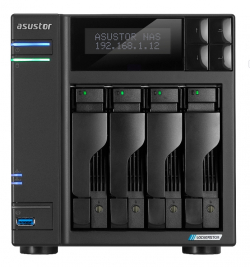 Мрежов сторидж (NAS/SAN) Asustor Lockerstor AS6704T,4 Bay NAS, Intel Jasper Lake Quad-Core 2.0GHz, 4GB RAM