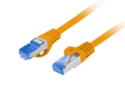 Медна пач корда Lanberg patch cord CAT.6A FTP LSZH CCA 1m Fluke Passed, orange