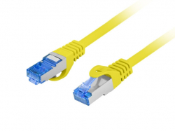 Медна пач корда Lanberg patch cord CAT.6A FTP LSZH CCA 1.5m Fluke Passed, yellow