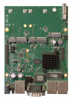 Рутер/Маршрутизатор Рутер MikroTik RBM33G, OEM платка с три Gigabit LAN и два miniPCIe слота