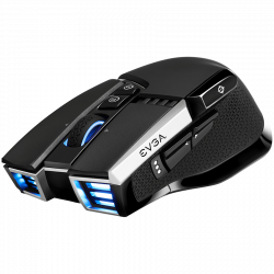 Мишка EVGA X20 Gaming Mouse, Wireless, Black, Customizable, Ergonomic