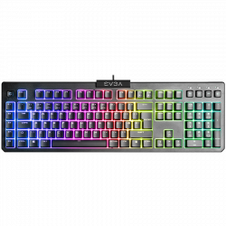 Клавиатура EVGA Z12 RGB Gaming Keyboard, RGB Backlit LED, 5 Programmable Macro Keys