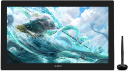 Графичен таблет HUION Kamvas Pro 24, IPS UHD, 5080 lpi, 220 cd/m2, 10 ms, 8192 нива, Черен
