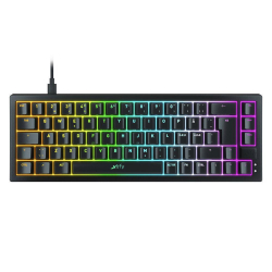 Клавиатура Геймърскa механична клавиатура XTRFY K5 Black, 65% Hotswap RGB US Layout
