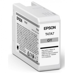 Касета с мастило Epson Singlepack Gray T47A7 UltraChrome Pro 10 ink 50ml