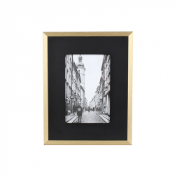 Аксесоар за фотоапарат Splendid Рамка за снимка Turin, MDF, 18 х 23 cm, черно-златиста