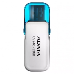 32GB USB Flash Drive, ADATA UV240, USB 2.0, бяла