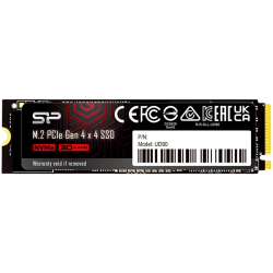 Хард диск / SSD SILICON POWER UD90 250GB SSD, M.2 2280, PCIe Gen 4x4, Read-Write: 4800 - 4200 MB-s