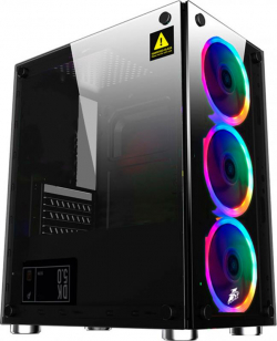 Кутия 1stPlayer компютърна кутия Gaming Case mATX - X2 RGB - 3 Fans included