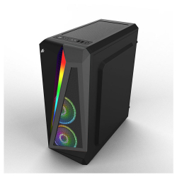 Кутия 1stPlayer компютърна кутия Gaming Case ATX - R5 RGB Black - 3 Fans included