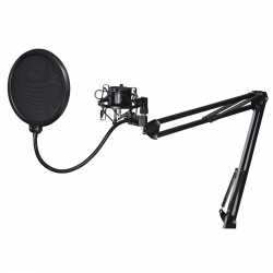 Други Стойка за микрофон HAMA uRage Stream 210 Boom,метална, Черен