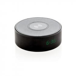 XD Безжично зарядно, с часовник и колонка