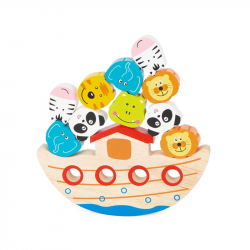  Small Foot Игра за баланс Кораб, дървена, 18 х 2 х 16 cm