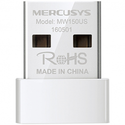 Мрежова карта/адаптер Безжичен адаптер Mercusys MW150US, USB 2.0, N150, Nano