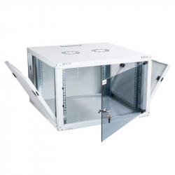 Шкаф за техника - Rack 19" Стенен комуникационен шкаф, Elegant line, 600x600 мм, сив ELGL 07U 6060