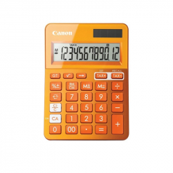 Канцеларски продукт Canon Настолен калкулатор LS-123K, 12-разряден, оранжев