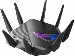 Безжичен рутер ASUS ROG Rapture GT-AXE11000 Tri-band WiFi 6E 802.11ax Gaming Router