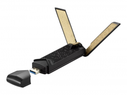 Мрежова карта/адаптер ASUS USB-AX56 w-o CRADLE AX1800 Dual-band USB client card 802.11ax 1201-867Mbps