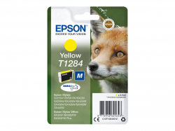 Касета с мастило EPSON T1284 ink cartridge yellow standard capacity 3.5ml 1-pack blister without alarm