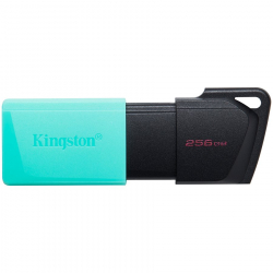 USB флаш памет Kingston 256GB USB3.2 Gen1 DataTraveler Exodia M (Black + Teal), EAN: 740617326383