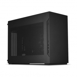 Кутия Кутия Lian Li A4-H2O PCIE 4.0, ITX, Mini Tower, Черна