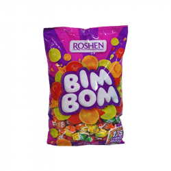 Продукт Roshen Бонбони Bim Bom, карамелажни, с плодов пълнеж, 1 kg