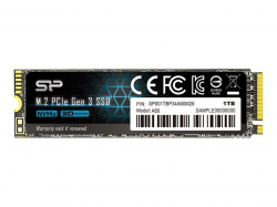 SILICON POWER SSD P34A60 1TB M.2 PCIe Gen3 x4 NVMe 2200-1600 MB-s