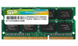 Памет SILICON POWER DDR3 8GB 1600MHz CL11 SO-DIMM 1.35V Low Voltage
