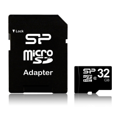 SD/флаш карта SILICON POWER memory card Micro SDHC 8GB Class 10 + Adapter