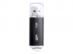 USB флаш памет SILICON POWER memory USB Blaze B02 64GB USB 3.1 Black