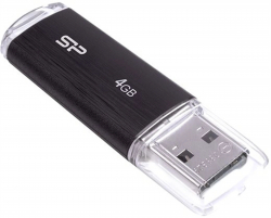 USB флаш памет SILICON POWER memory USB Ultima U02 8GB USB 2.0 Black