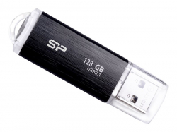 USB флаш памет SILICON POWER memory USB Blaze B02 128GB USB 3.1 Black