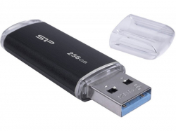 USB флаш памет SILICON POWER memory USB Blaze B02 256GB USB 3.2 Black