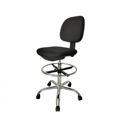 Геймърски стол RFG Работен стол Work@Ring, дамаска, черен