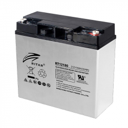 Акумулаторна батерия Оловна батерия RITAR, (RT12180) AGM, 12V, 18Ah, 181 -76 -167 mm, F13(M5)  