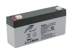 Батерия за UPS Оловна Батерия (RT632) AGM 6V - 3.2Ah - 134 - 34 - 60 mm терминал1  RITAR