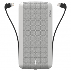 Батерия за смартфон iWALK Външна батерия "Scorpion 8000"-бяла