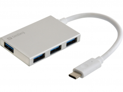 USB Хъб Sandberg Хъб USB-C към 4 x USB 3.0