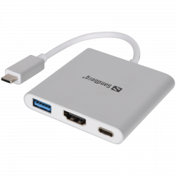 Докинг станция Sandberg Мини докинг - USB-C Mini Dock HDMI+USB