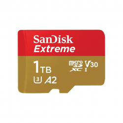 SD/флаш карта Карта памет SANDISK Extreme microSDXC, 1TB, Class 10 U3, V30 160 MB-s