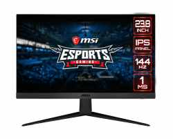Монитор MSI Optix G241 Gaming Monitor, 23.8" 144Hz, FHD (1920x1080) 16:9, IPS