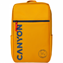 Чанта/раница за лаптоп CANYON CSZ-02, cabin size backpack for 15.6'' laptop , polyester , yellow