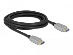 Кабел/адаптер Кабел Delock DisplayPort 2.0 мъжко - DisplayPort мъжко, 3.0м, 10K, Черен